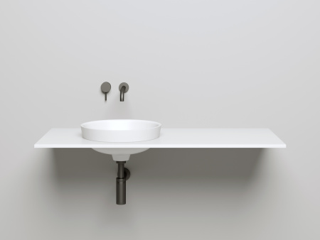 Раковина из искусственного камня S-Stone Salini MAREA 1802203MF 40х40 полувстраиваемая цвет мультиколор